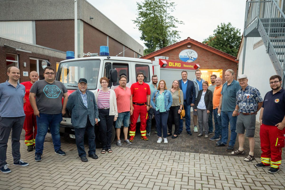 Kompetenzen gezielter nutzen – SPD Bad Essen informiert sich bei der DLRG