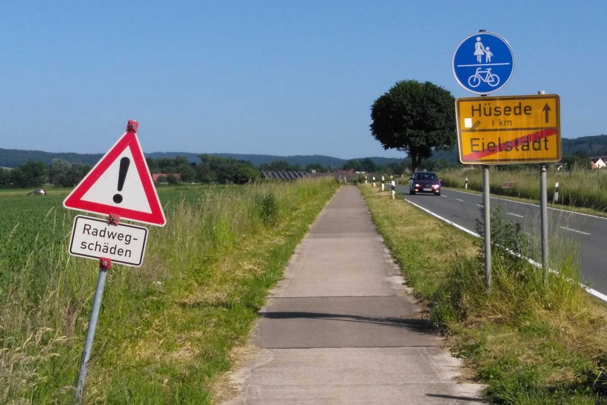 Lückenlos mit dem Rad unterwegs