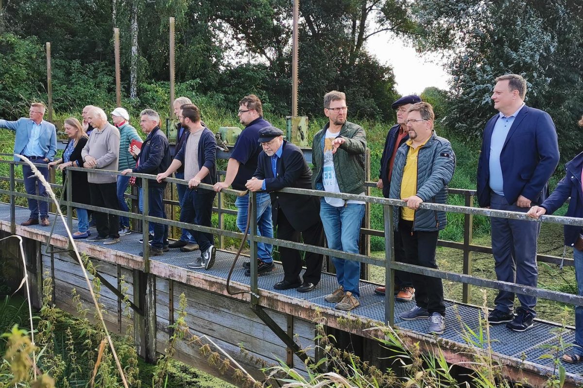 Renaturierung hat viele nützliche Effekte – Informationsbesuch am Wimmerbach