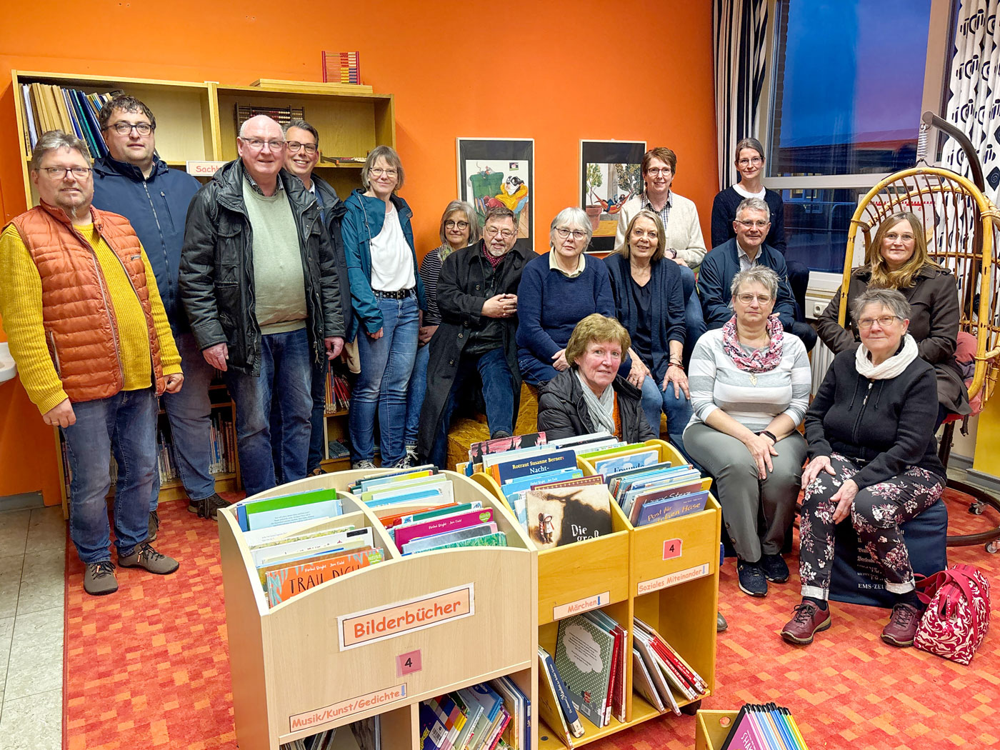 Vertretende der SPD Bad Essen in der Grundschule Lintorf. Einige waren hier vor Jahrzehnten selbst Schüler.