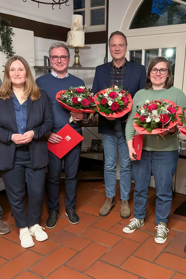 Ehrungen für langjähriges Engagement in der SPD