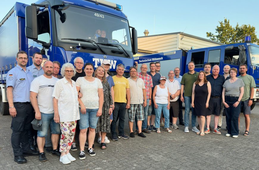 SPD Bad Essen vor Ort beim Technischen Hilfswerk