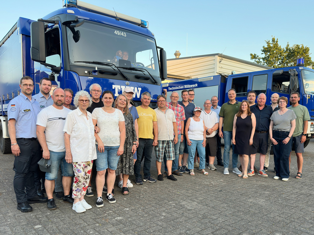 SPD Bad Essen vor Ort beim Technischen Hilfswerk