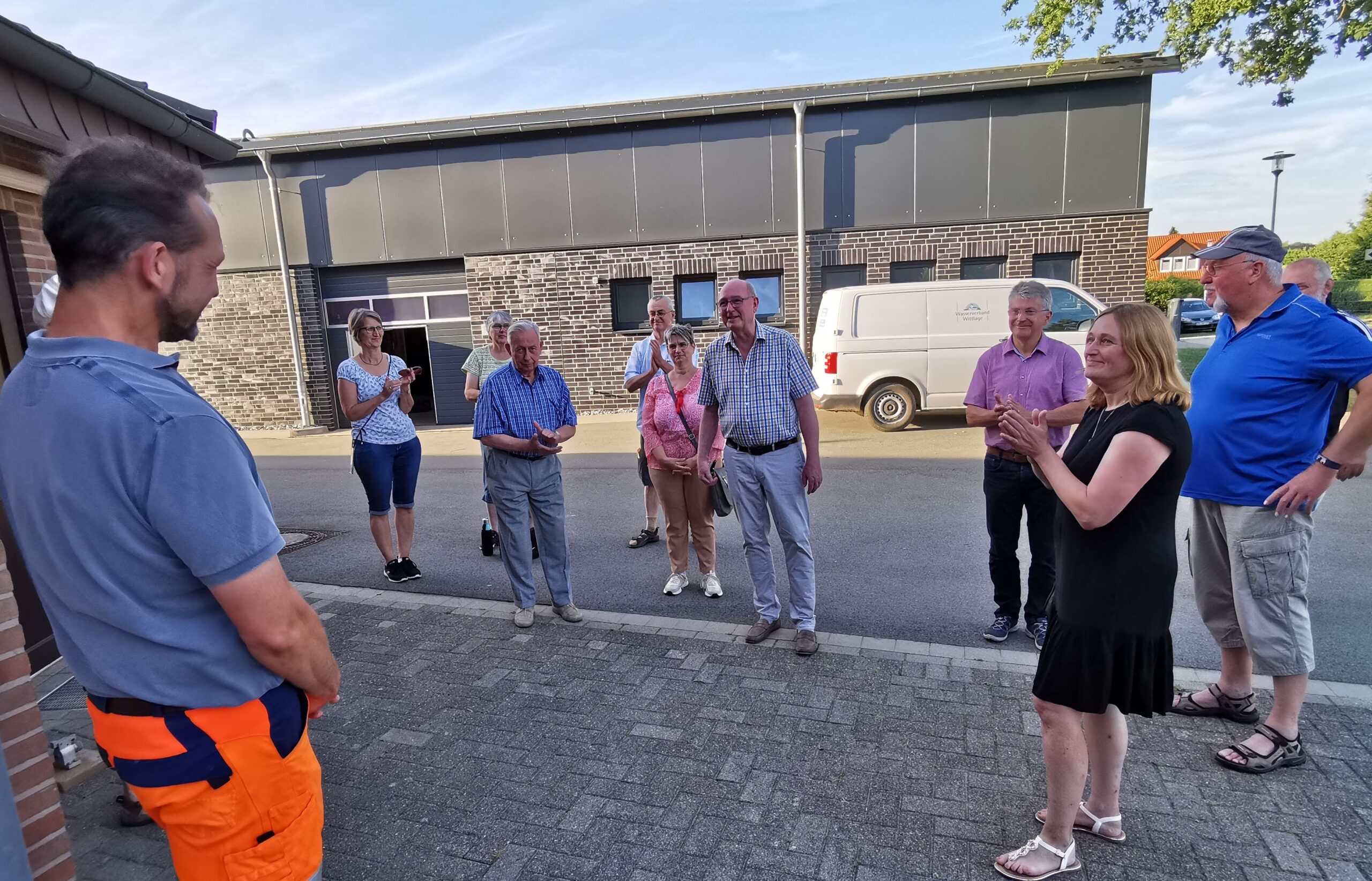 SPD vor Ort:                                      Besuch beim Wasserwerk  Harpenfeld